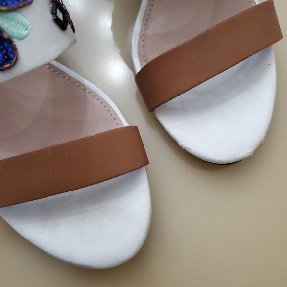 Tory Burch Estella Embellished Sandal Size 10 - Picture 5 of 16